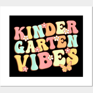 Kindergarten Vibes  Kindergarten Teacher Kids Posters and Art